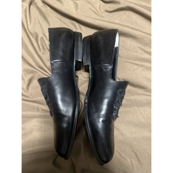 Women’s Stephane Kelian Embossed Leather Loafers Size 6.5UK 8.0US Vintage Shoes - Picture 3 of 7